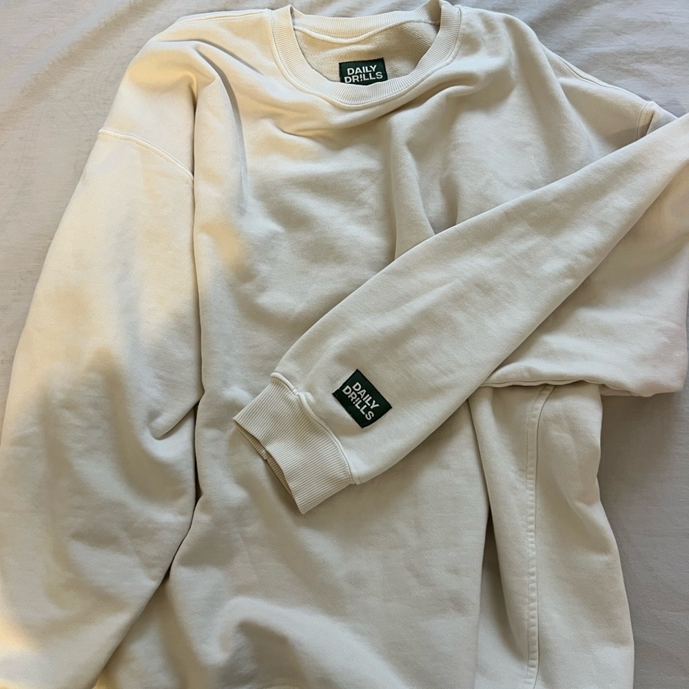 Daily Drills Unisex Oversized Crew
XS/S Sand